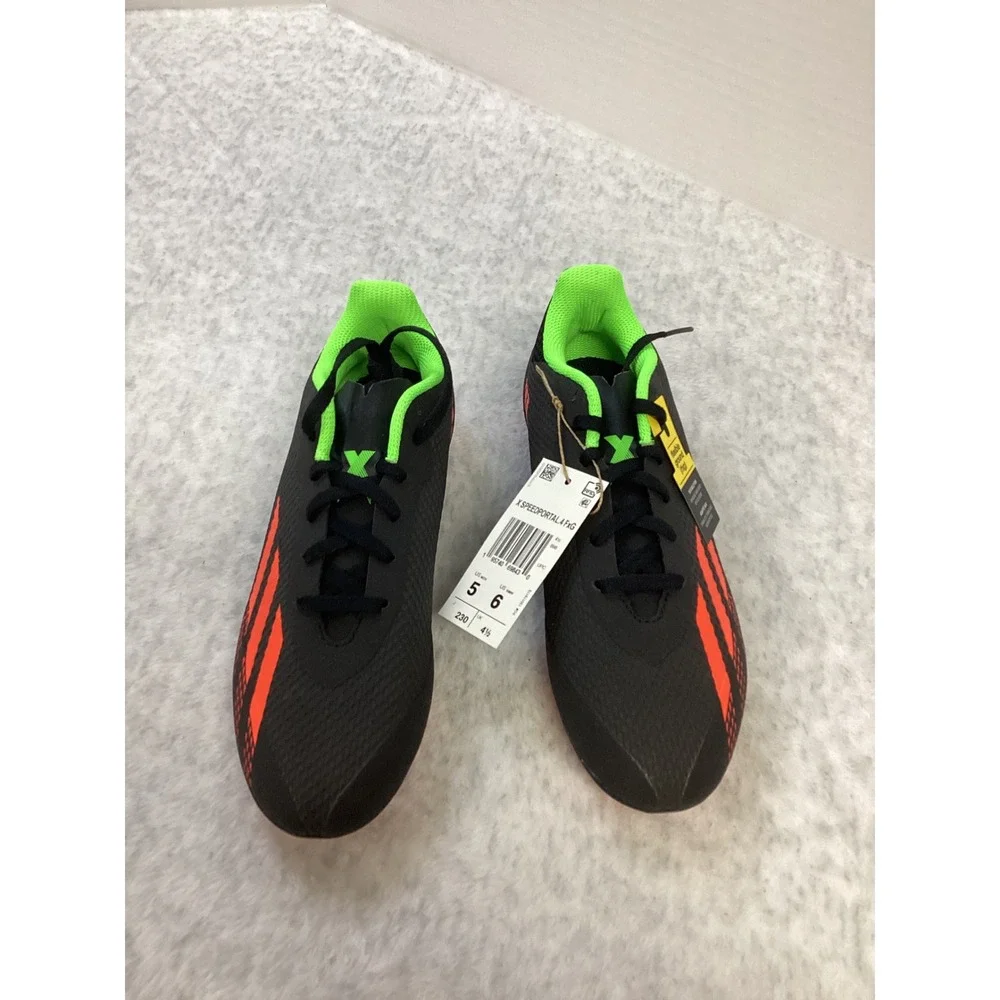 Adidas X Speedportal.4 FxG Soccer Cleats Black Red‎ Green GW8493 Mens 5 Womens 6